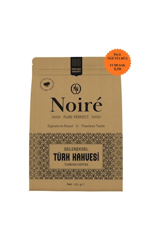 2'li Set Noire Geleneksel Türk Kahvesi 100g %100 Arabica Asırlık Lezzet Öğütülmüş
