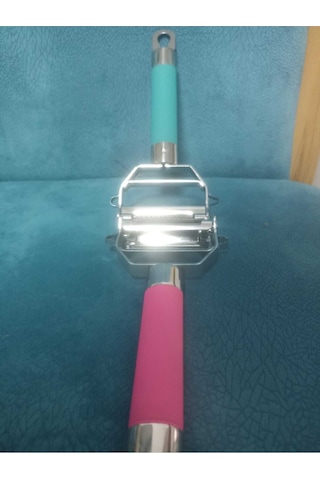 Pembe Soyacak Doğrayıcı Jülyen Bıçağı Pembe