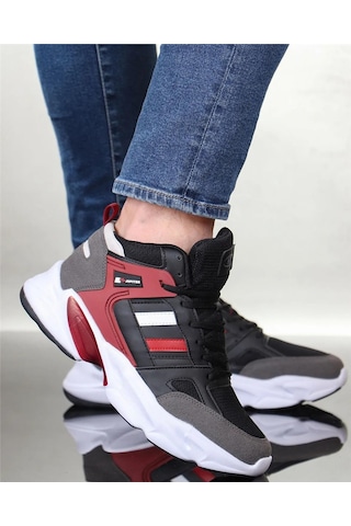 M.P. 231-1014 Mr Erkek Siyah- Bordo Anorak Basketbol Ayakkabı Siyah