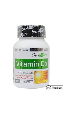 Suda Vitamin D3 1000iu 100 Tablet