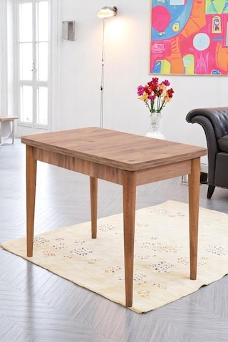 Damla Hilal Mdf Mutfak Masa Sandalye Takımı 60x100cm Çam