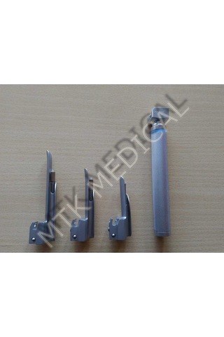 Pediatrik Larıngoskop 3'Lü Set (00. 0. 1 Miller Blade)