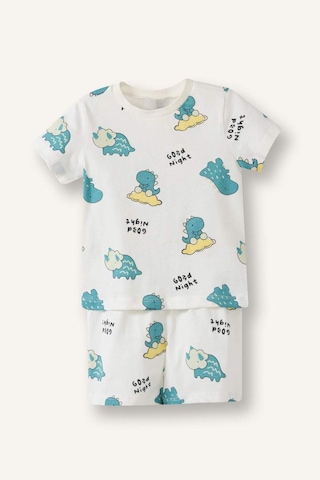 Defacto 2li Pijama Takımı Erkek Bebek G8858a526smer233 Ekru-er233