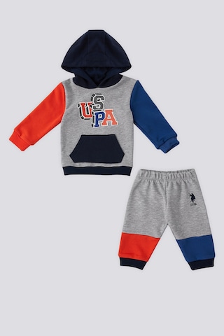 U.s. Polo Assn. Erkek Bebek Gri Takım Gri