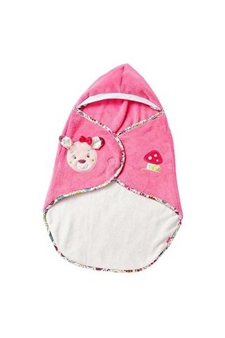 Baby Fehn 76875 Saran Kundak Tilki, Beyaz Açik Mavi