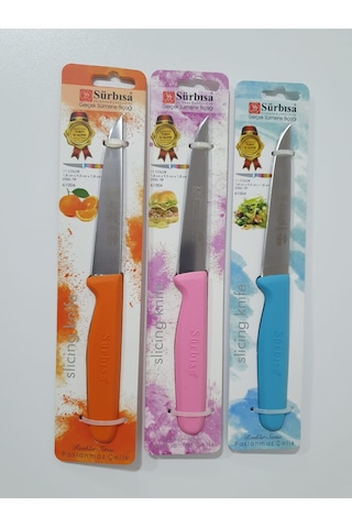 Sürbisa Sürmene 61004 Mutfak Bıçağı (9,50 Cm) Çok Renkli