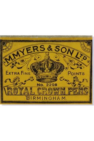M.myers&son-royal Crown No.2208 Ef-copperplate Divit Uç Tarama Ucu
