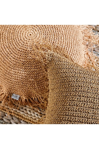Mudo Home Valetta Yuvarlak Kırlent Naturel 50cm Diğer
