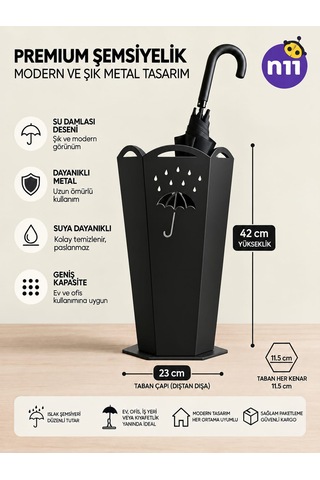 Siyah Premium Şemsiyelik