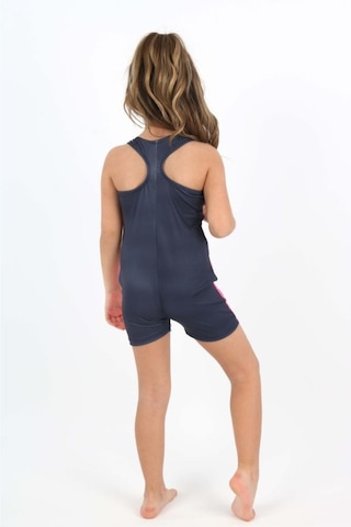 Lolliboomkids Kız Çocuk Şortlu Yüzücü Mayosu Pembe - Mavi - Siyah Mavi - Pembe - Siyah