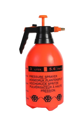 Mufunye 3l Turuncu El Tipi Bahçe Sulama Spritli Dezenfektan Sprey Cihazı Plastik El Atlatmalı Ev Kullanımlı