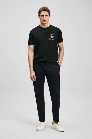 Lufian Fınx Modern Grafik T- Shirt Siyah Siyah 111020313100100