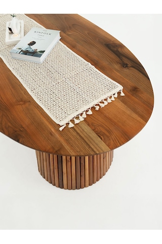 Çubuk Ayak Verona Model Oval Masa