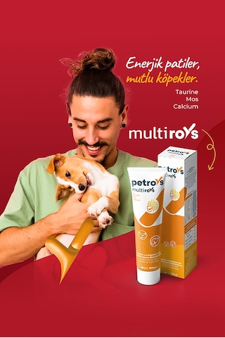 Petroys Multiroys Kedi ve Köpekler İçin Multivitamin Malt Macun 100 G