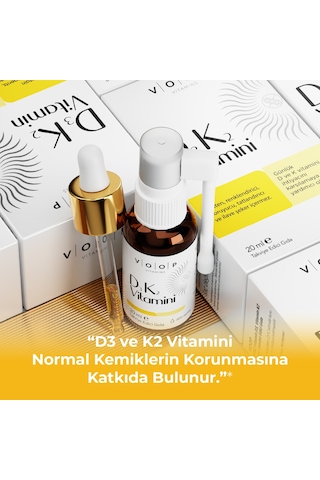 Voop Vitamin D3K2 Sprey Damla 20 ML