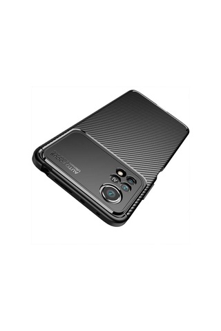 Xiaomi Poco X4 Pro 5G Kilif Karbon Silikon Case Kapak 553324453