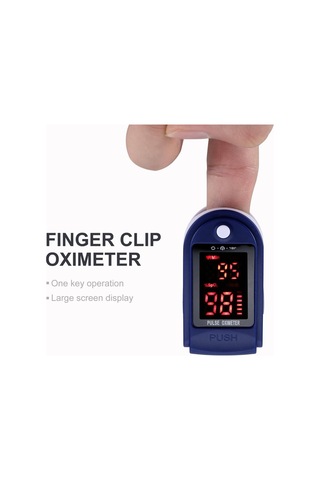 Tcherchi Led Dijital Ekranlı Parmak Ucu Nabız Ölçer Oksimetre