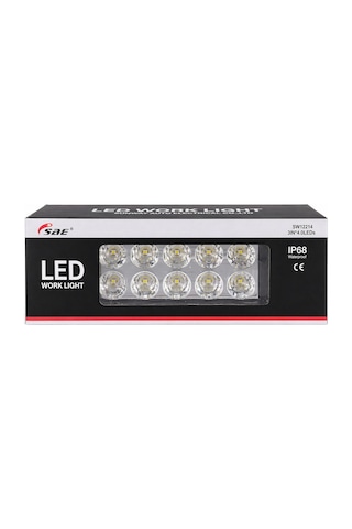 Mega Oto Market 30w 10 Led Off Road Projektör Çalışma Lambası Ip68 Su Geçirmez 12v-24v