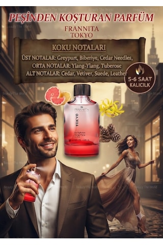 Tokyo Edp 100 Ml Premium Erkek Parfümü Peşinden Koşturan Özel Seri Odunsu