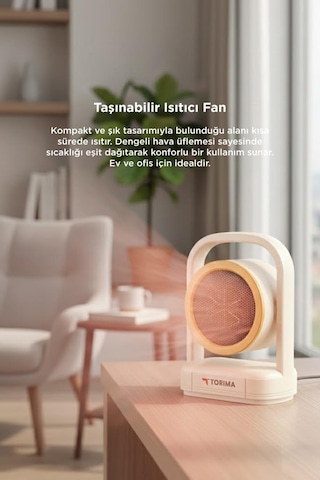 Torima HT-100 Sessiz Mini Isıtıcı