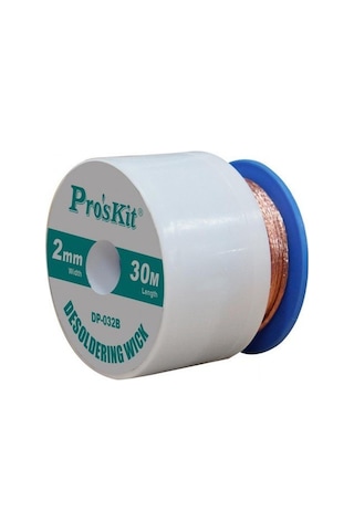 Proskit Dp-032B Lehim Sökme Fitili 30 Metre Makara