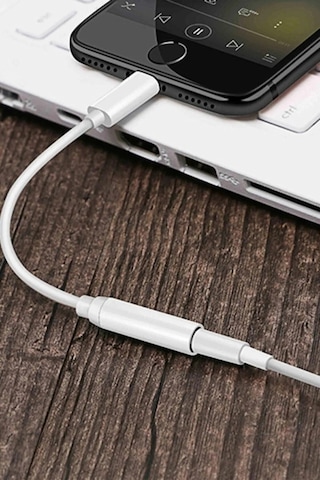 Iphone 7 8 X Plus Uyumlu Kulaklık Çevirici Lightning Aux Dönüştürücü Cevirici Kablo