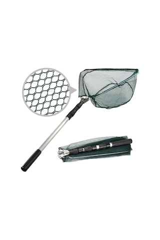 Valkyrie 210 cm Katlanabilir Teleskopik Alüminyum Alaşım 40x40 Balık Kepçesi