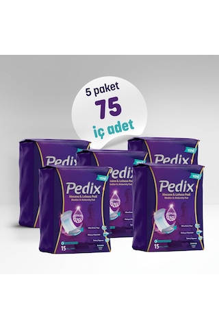 Pedix Kadın Mesane ve Lohusa Pedi Yoğun 5 x 15'li