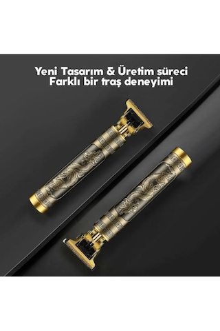 Usb Şarjlı Vintage T9 Traş Makinesi