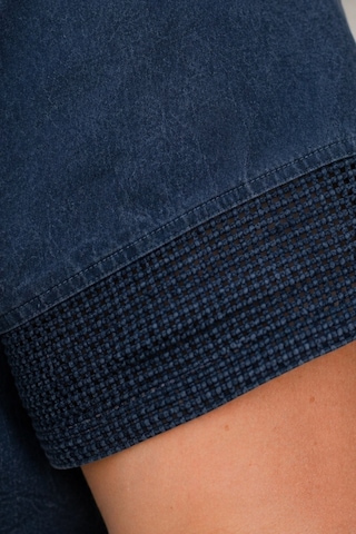 Cedy Denim Kadın Pul Payet, Dantel Detaylı Rahat Kalıp Günlük Elbise Lacivert