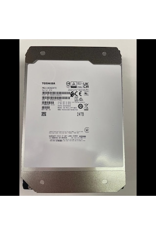 Toshıba Enterprıse, Mg11aca24te, 3.5", 24tb, 1gb 7200 Rpm, 7/24 Güvenlik, Data Center, Nas, Server,