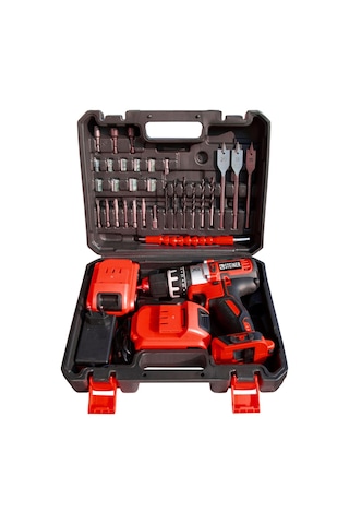 Steiner XR 58 V 5 Ah Darbeli Li-ion Çift Akülü Şarjlı Vidalama Matkap  + 30 Parça Pro Usta Seti