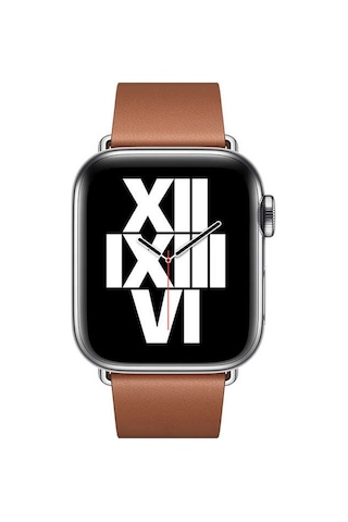 Ekılıf - Apple Uyumlu Watch 42mm - Kordon Deri Kordon Krd-42 - Kahverengi