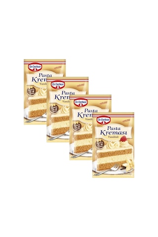 Dr. Oetker Pasta Kreması 130 Gr Vanilinli X 4 Adet