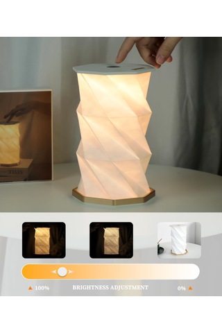 Katlanır Masa Lambası - Cep Kitabı Işıkları, Kamp Lambası, Gece L