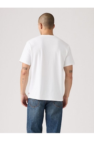Levi's Erkek Bisiklet Yaka Beyaz T-shirt - A2082-0369 Beyaz