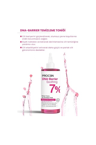 Procsın Dna-barrier Soothing Cilt Bariyeri Onarıcı Güçlendirici Yüz Temizleyici Tonik Sku: Smg8690010484123