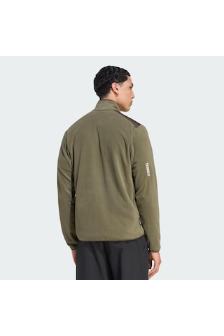 Adidas Terrex Multi Essentials Climawarm+ Rüzgar Geçirmez Erkek Polar Ceket Kf9767 Yeşil
