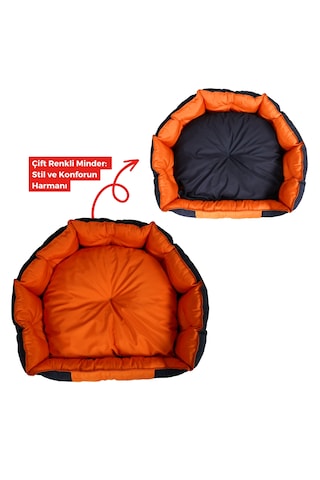 Xpermate Biscuit Tüy Tutmaz Kedi Köpek Yatağı 75 x 80 x 28 CM