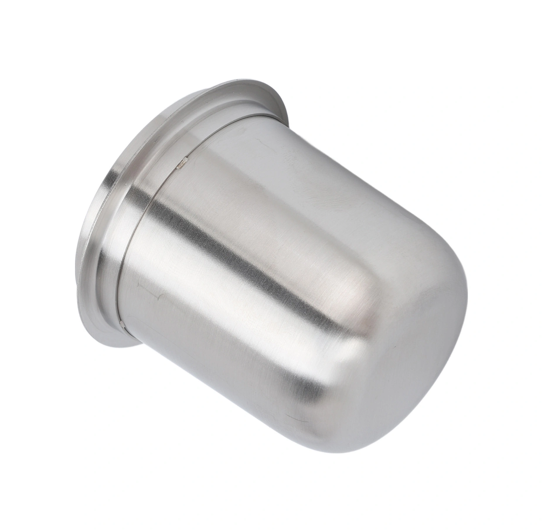 Kangvka 150ml Paslanmaz Çelik Kahve Toz Toplayıcı, 58mm İtalyan Kolu Uyumlu, Elle Serbest, Uçucu Toz Önleyici, Easy Clean Siyah - Gri