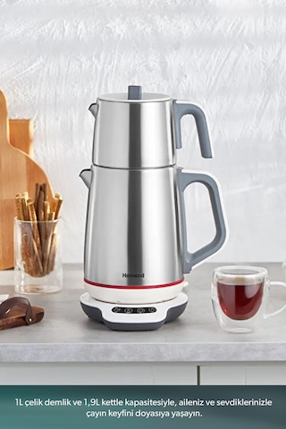 Homend Royaltea 1709H Konuşan Çay Makinesi