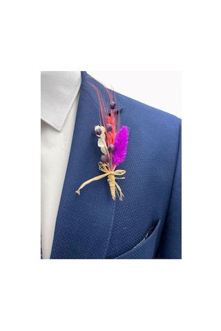 Brianze Mor Çok Renkli Canlı Damat Çiçeği