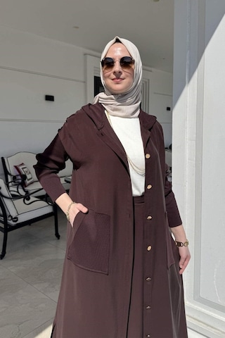 Rabia Şamlı Ada Modal Kap Kahve Çok Renkli