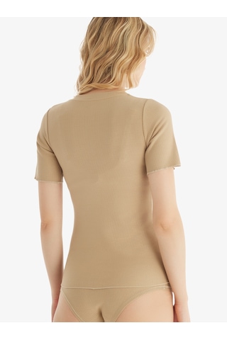 Blackspade Kadın T-shirt 51814 - Kahverengi Kahverengi