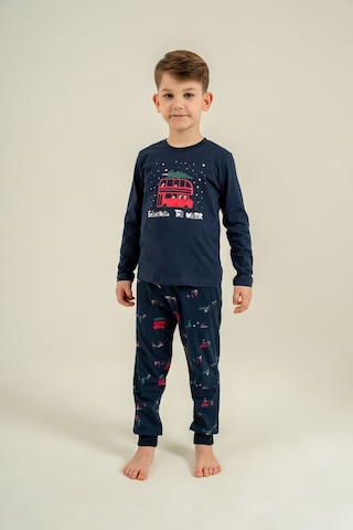 Rolypoly Let It Snow Baba Oğul Lacivert Uzun Kol Pijama Takım Rp3939-a-v1 Rp3939-a-v1