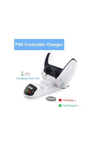 Dobe Play Station 5. Ps5 Dualshock Çiftli Şarj Istasyonu. Gösterg