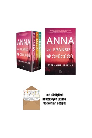 Anna Lola Isla Serisi Kutulu Set 3 Kitap + Anna Ve Fransız Öpücüğü