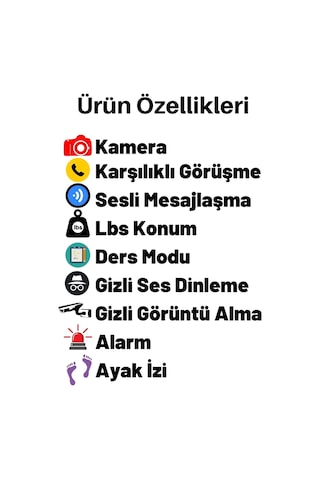 ZmSmart Akıllı Çocuk Takip Saati Sim Kart Özellikli Konum Takipl