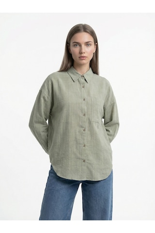 LOFT Loose Fit Kadın Gömlek U.kol Lf2042160 Q1.v1 Çok Renkli