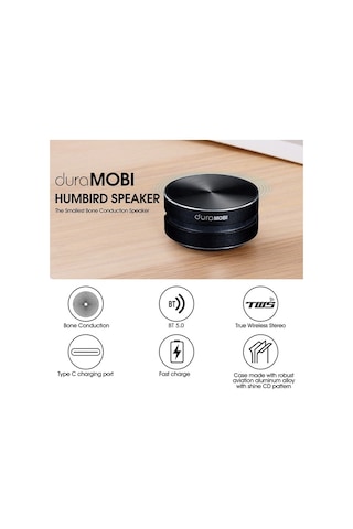 Novahub Kablosuz Bt Hoparlörler, Kemik İletimli, Mini, Yüksek Sesli, Stereo, Mikrofonlu, Kırmızı